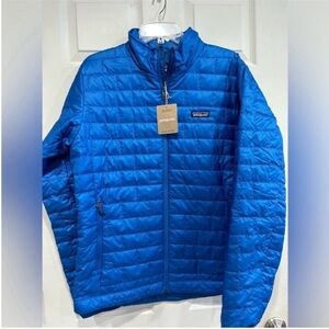 Patagonia Men’s XL Nano Puff Jacket Endless Blue NWT Puffer Puffy